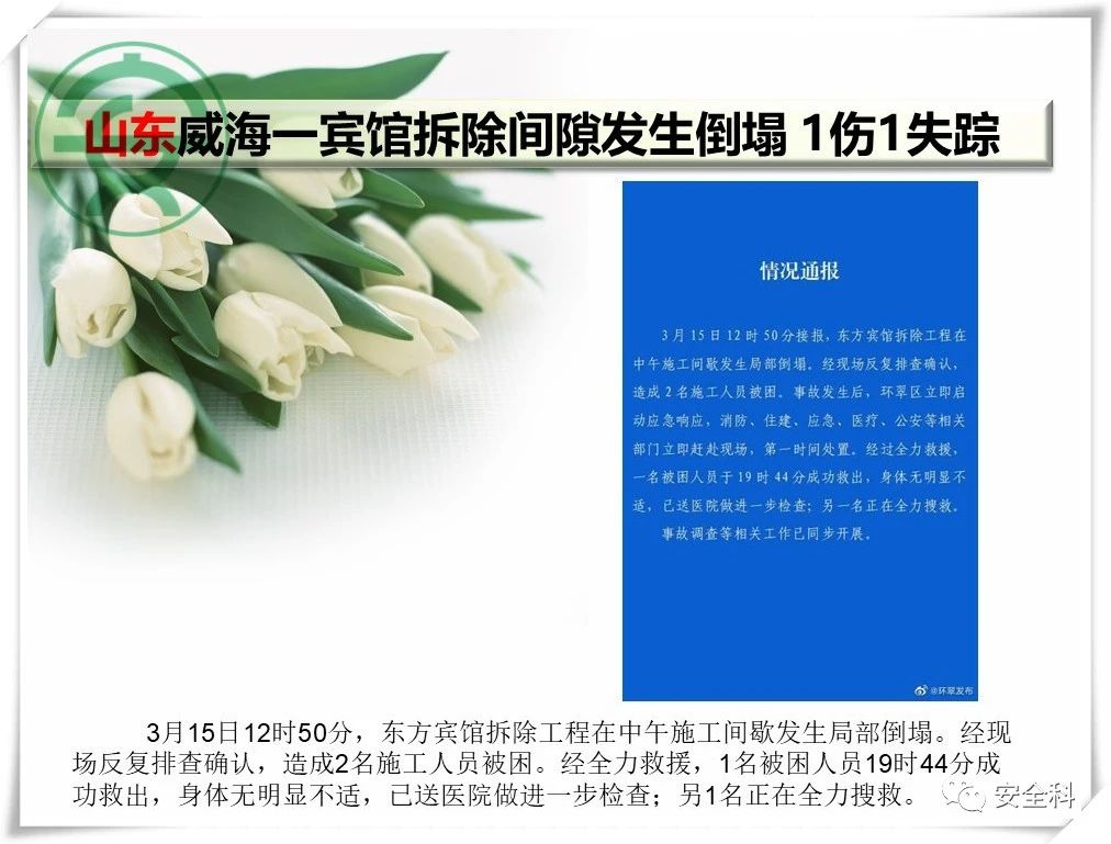 39死66伤丨一周安全事故（2021.03.15-2021.03.21）(图10)