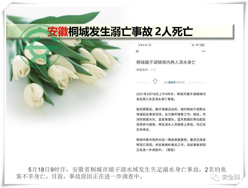 70死74伤丨一周安全事故（2021.05.17-2021.05.23）(图4)