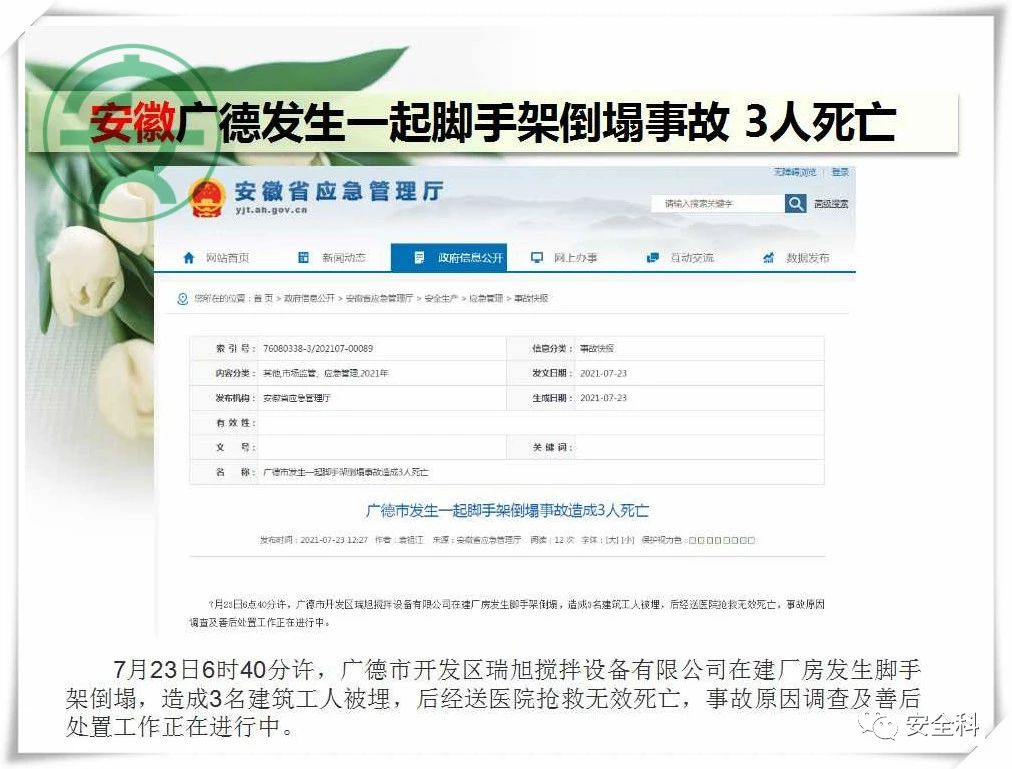 108死58伤丨一周安全事故（2021.07.19-2021.07.25）(图6)
