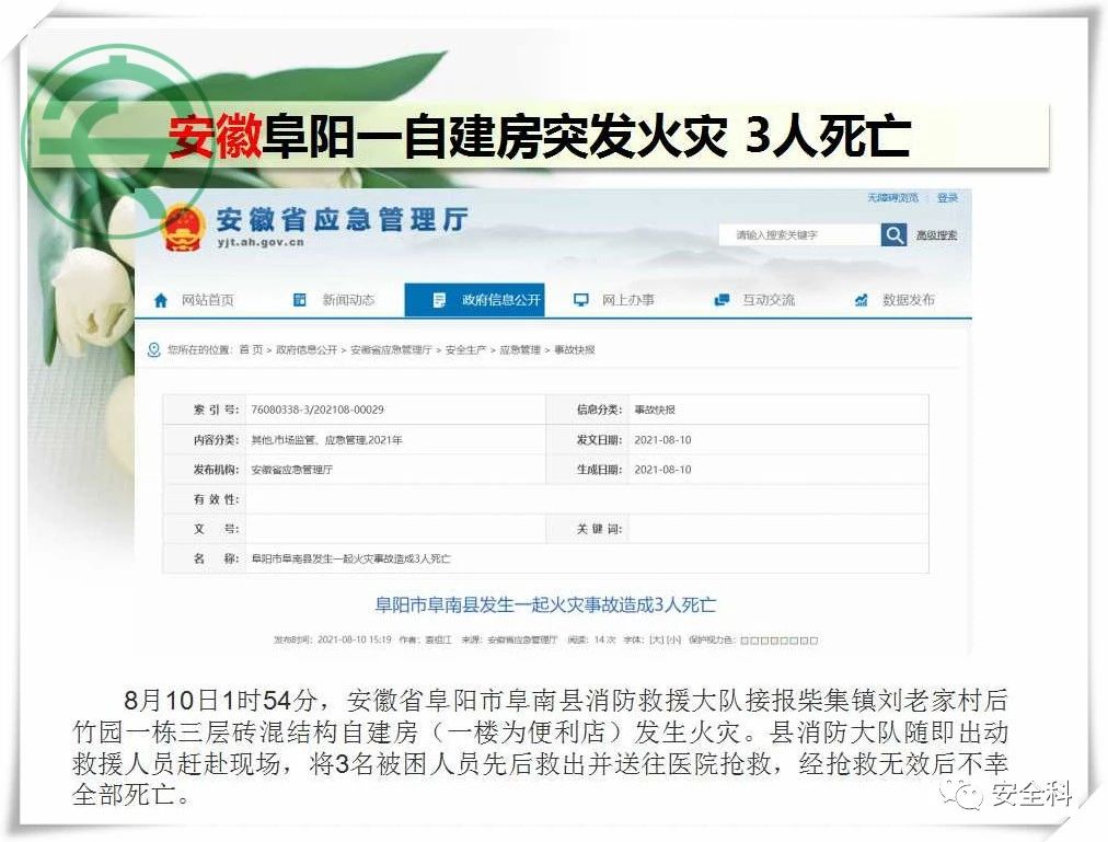 77死57伤丨一周安全事故（2021.08.09-2021.08.15）(图16)