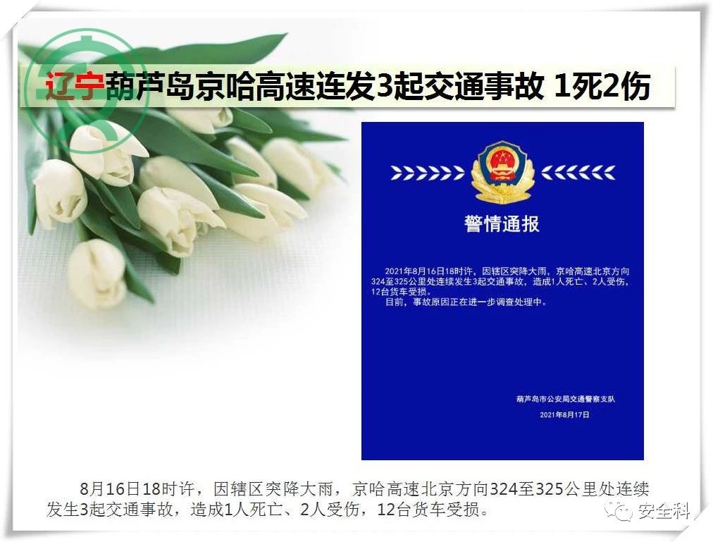 43死51伤丨一周安全事故（2021.08.16-2021.08.22）(图16)