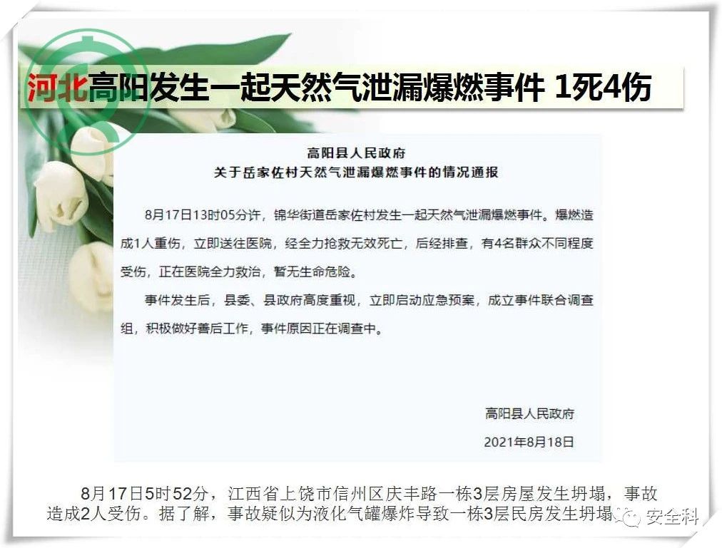 43死51伤丨一周安全事故（2021.08.16-2021.08.22）(图13)