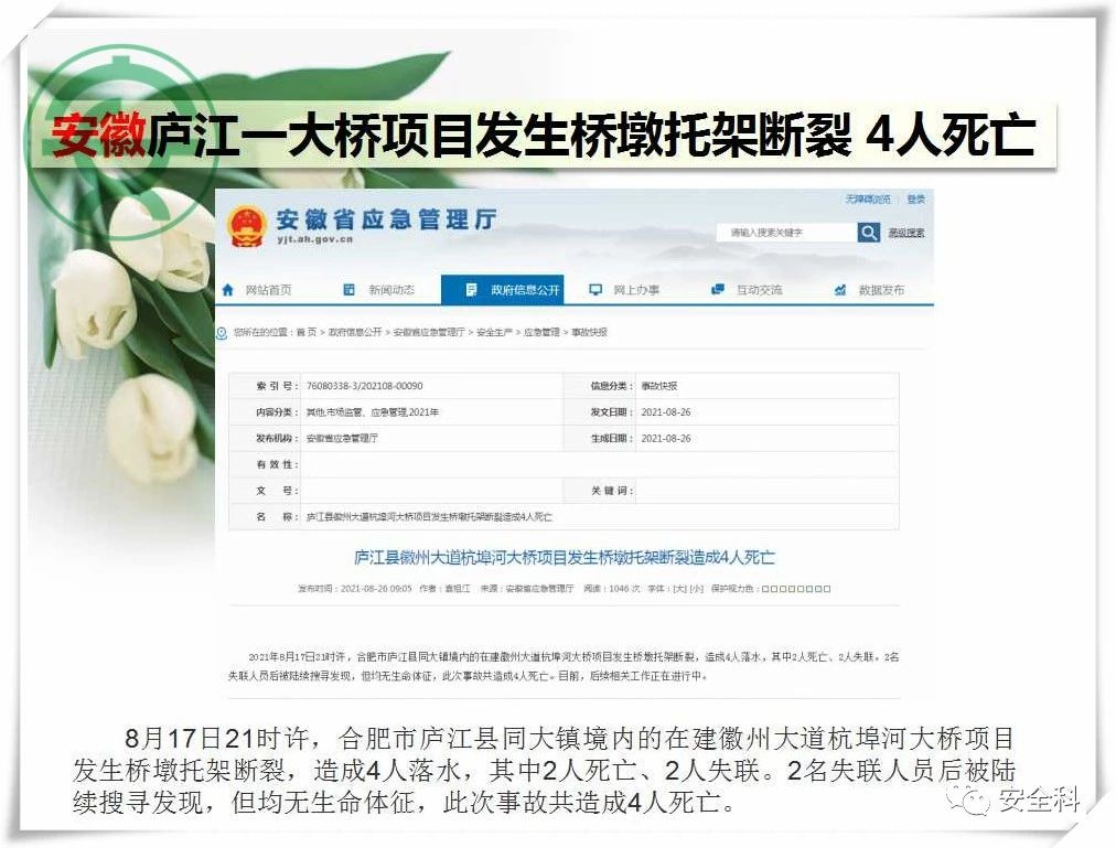 36死44伤丨一周安全事故（2021.08.23-2021.08.29）(图6)