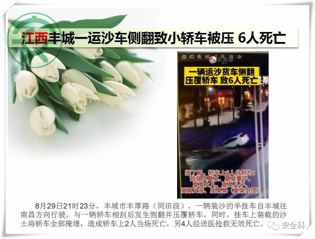 69死40伤丨一周安全事故（2021.08.30-2021.09.05）(图20)