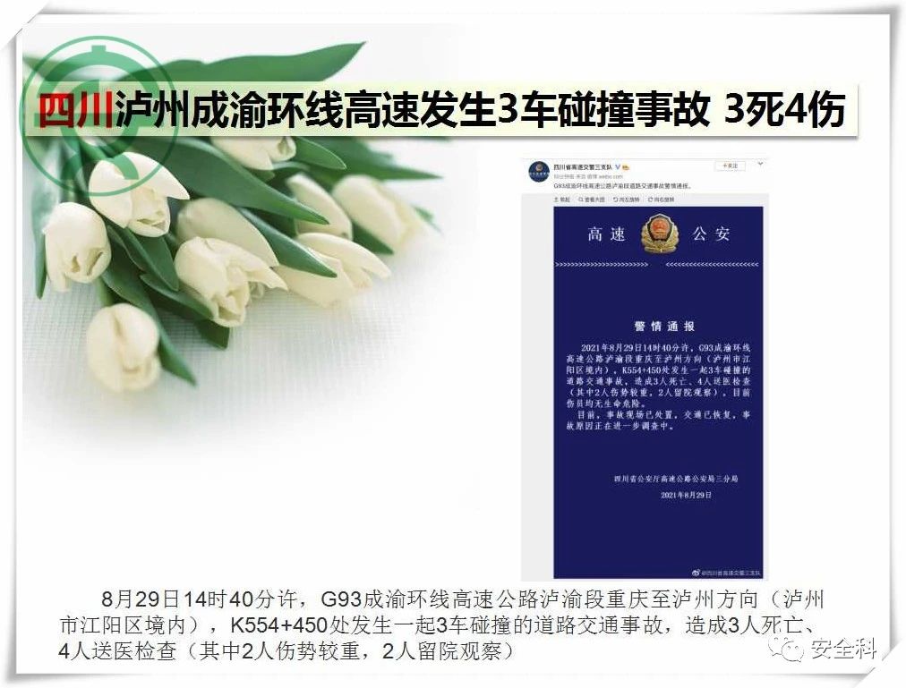 69死40伤丨一周安全事故（2021.08.30-2021.09.05）(图19)