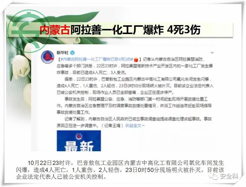 34死79伤丨一周安全事故（2021.10.18-2021.10.24）(图10)