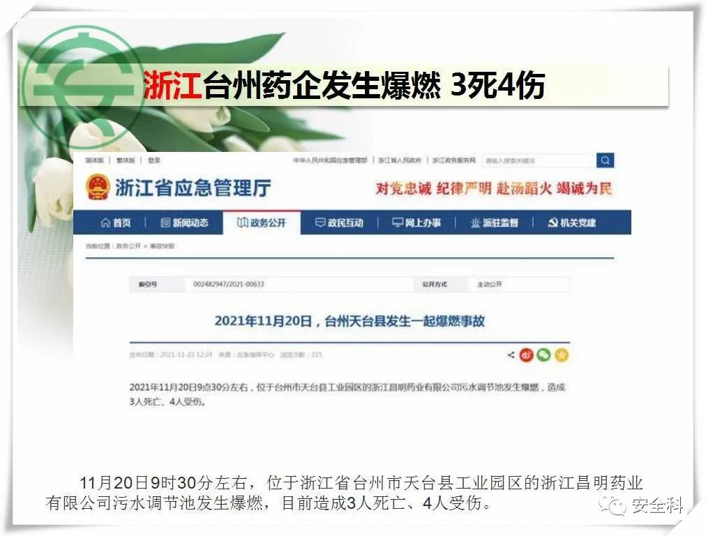 35死44伤丨一周安全事故（2021.11.22-2021.11.28）(图9)