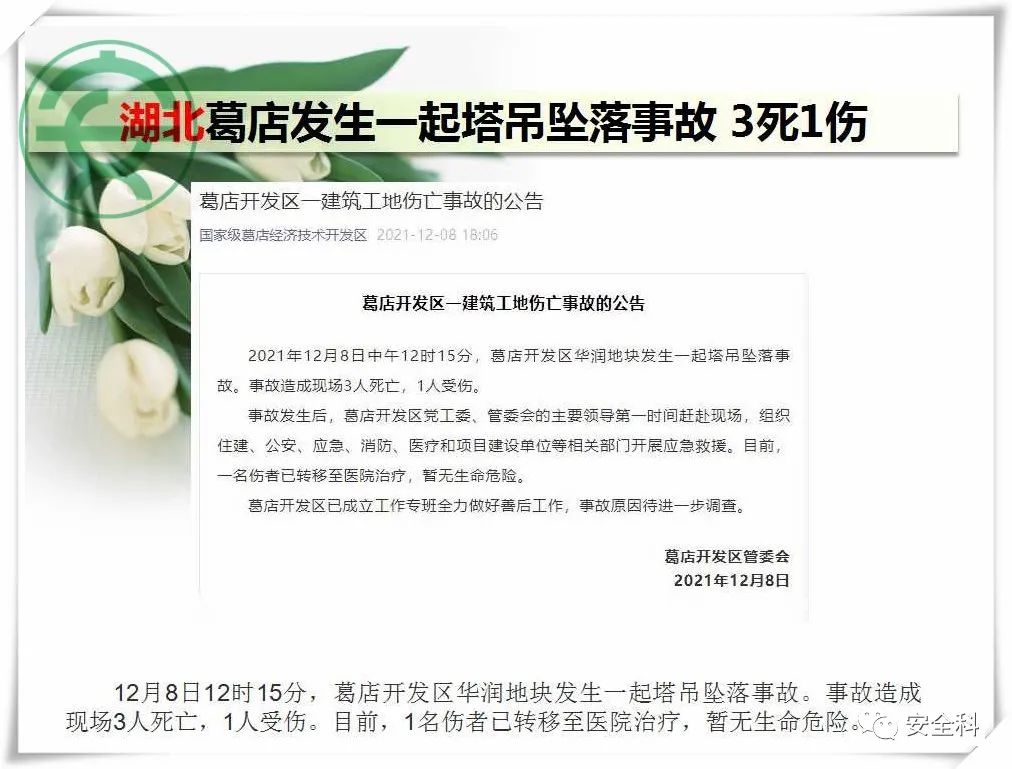 46死36伤丨一周安全事故（2021.12.06-2021.12.12）(图4)
