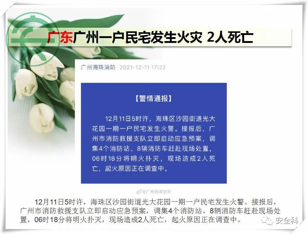 46死36伤丨一周安全事故（2021.12.06-2021.12.12）(图12)